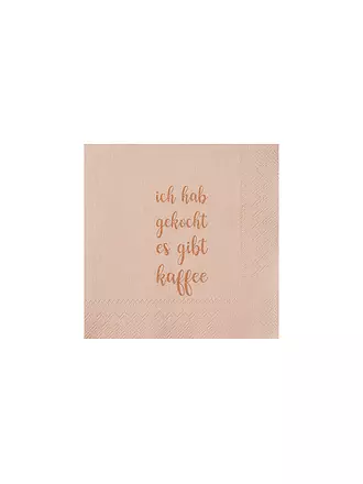 RAEDER | Cocktail Servietten 25x25cm ICH HAB GEKOCHT ES GIBT | 